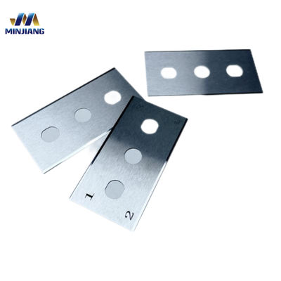 Lityum pil kesiminde Premium Tungsten Karbid Üç Delik Kesme Blade