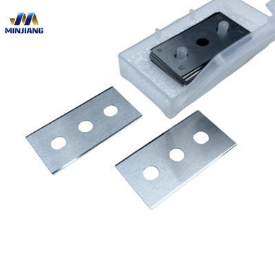 Lityum pil kesiminde Premium Tungsten Karbid Üç Delik Kesme Blade